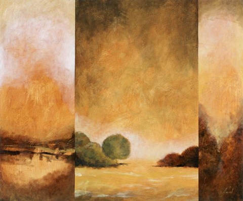 Framed Country Abstract I Print