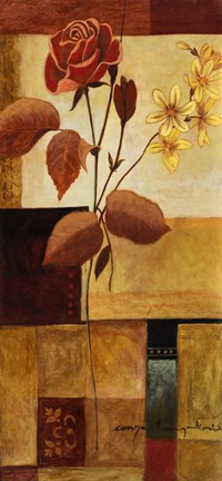 Framed Red Rose II Print