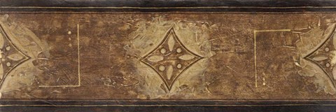 Framed Grey on Brown Panel Print