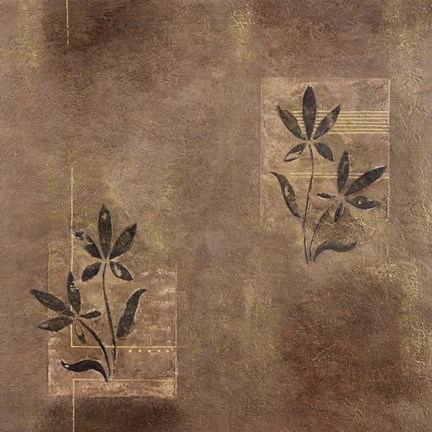 Framed Olive on Grey Print