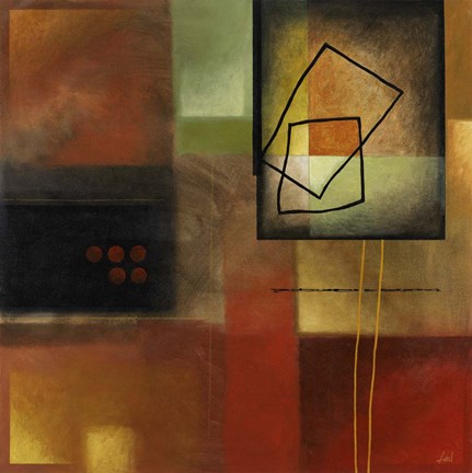 Framed Warm Reflections II Print