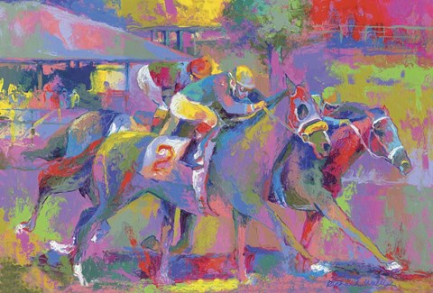 Framed Horse Race 1 Print