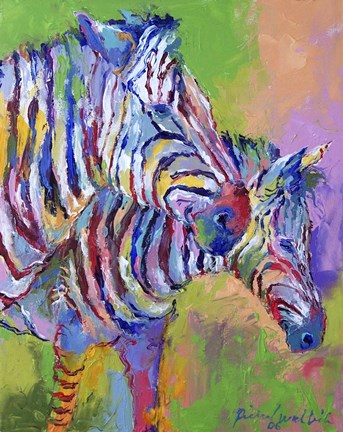 Framed Zebra Print