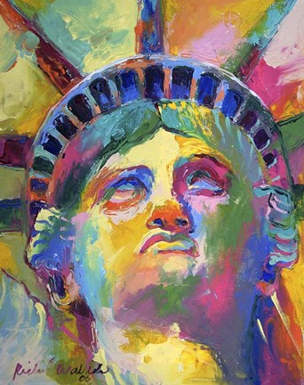 Framed Liberty 2 Print