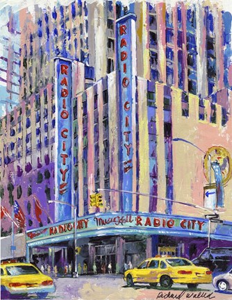 Framed Radio City Music Hall Print