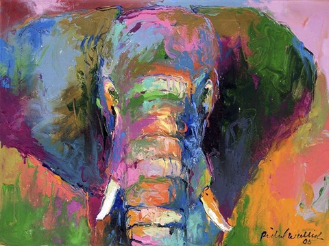 Framed Elephant 2 Print