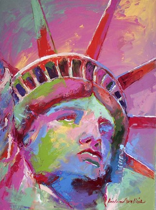 Framed Lady Liberty Print