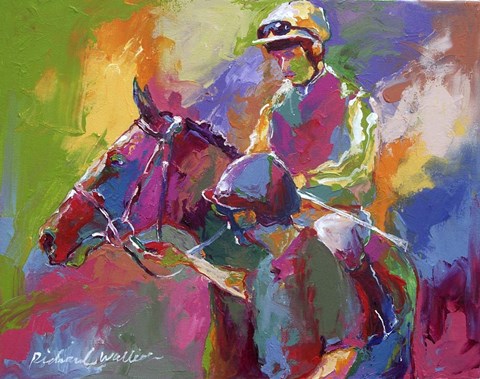 Framed Jockeys Print