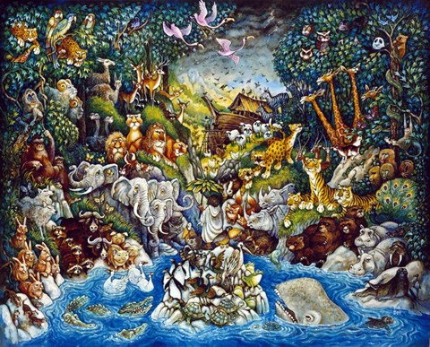 Framed Noah&#39;s Quandary Print