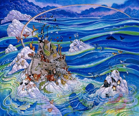 Framed Noah&#39;s Triumph Print