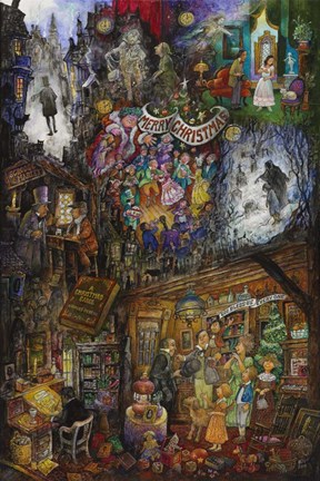 Framed Christmas Carol Print