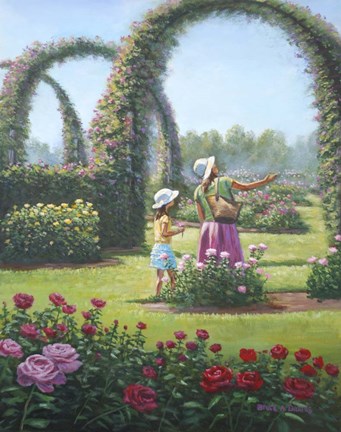 Framed Mother Daughter Day Print