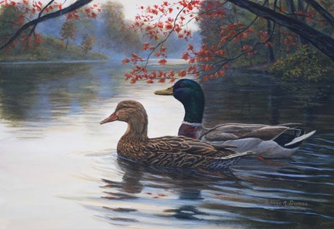 Framed Autumn Cruise Print