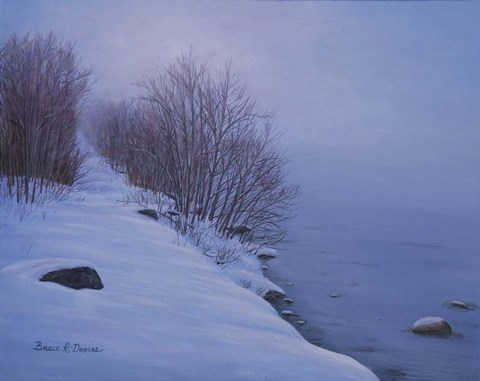 Framed Winter Mist Print