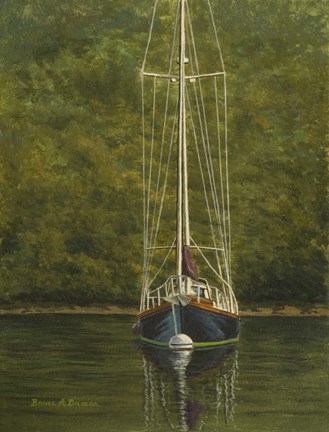 Framed Essex Sailboat Print