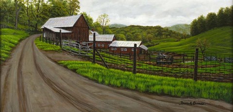 Framed Felecity Farm Print