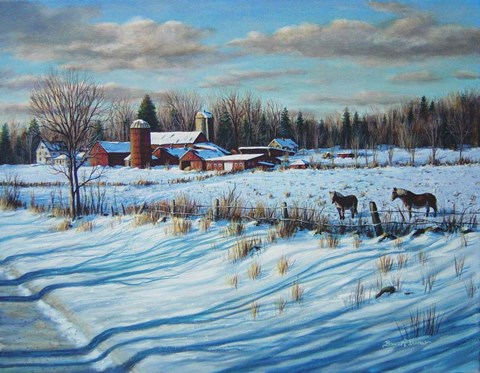 Framed Horsing Around Print