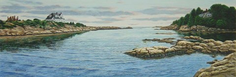 Framed Goose Neck Cove Print