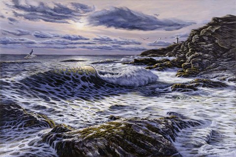 Framed Beaver Tail Park Light Print