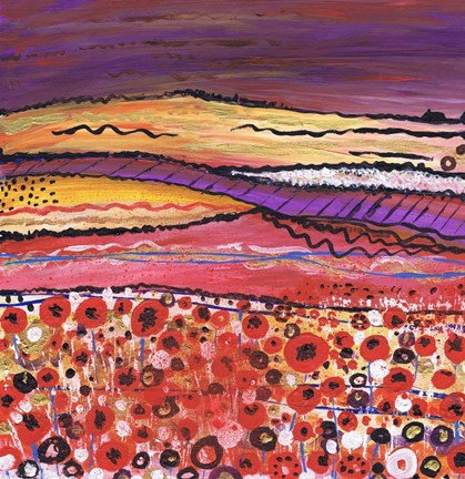 Framed Purple Haze Print