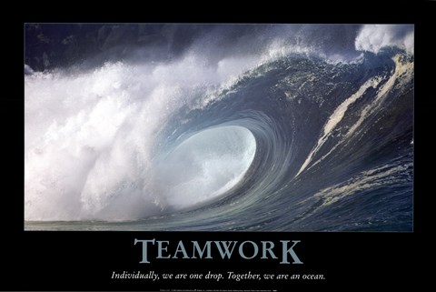Framed Teamwork Print