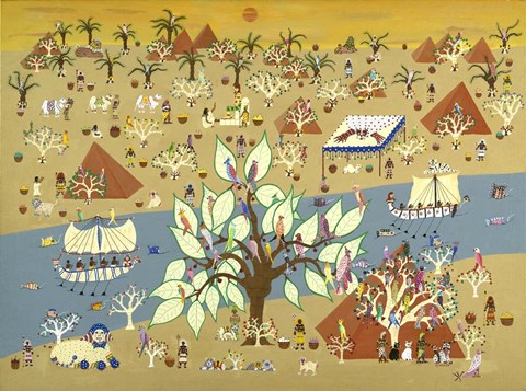 Framed Land of the Pharoahs Print