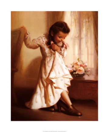 Framed Her Mother's Shoes II Print