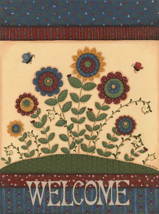 Framed American Home I Print