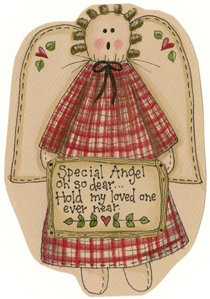Framed Special Angel Print