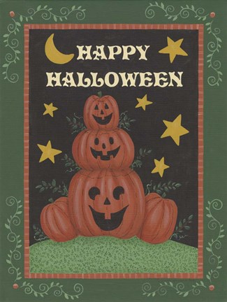 Framed Happy Halloween Print
