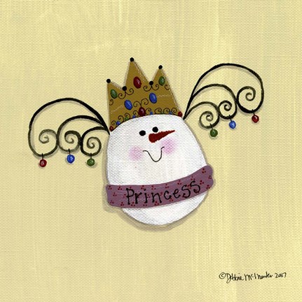 Framed Egg Princess Print