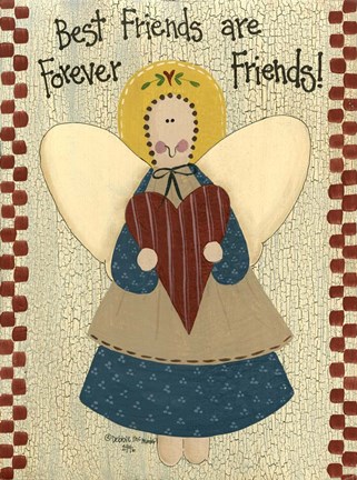 Framed Best Friends Are Forever Print