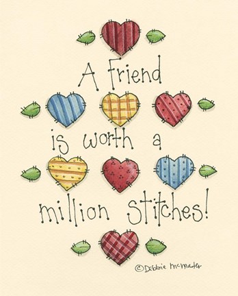 Framed Friend Is Worth Print