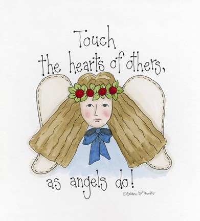 Framed Touch The Hearts Of Others Print