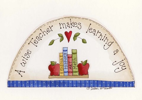 Framed Wise Teacher Print