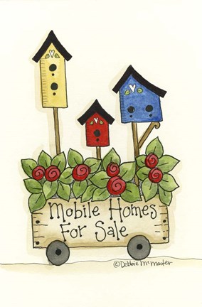 Framed Mobile Homes For Sale Print