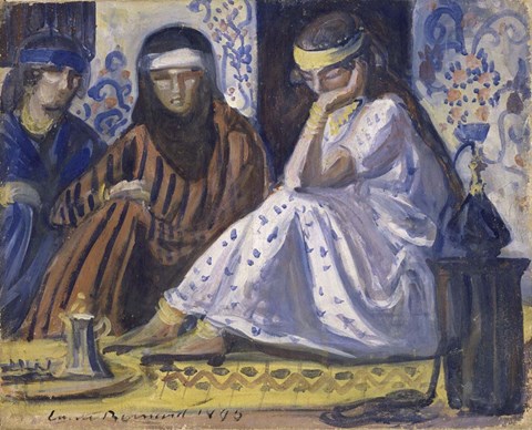 Framed Arab Interior: a Harem, 1895 Print