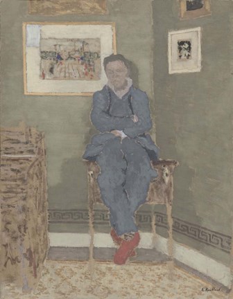 Framed Portrait of Felix Vallotton (1865-1925) Print