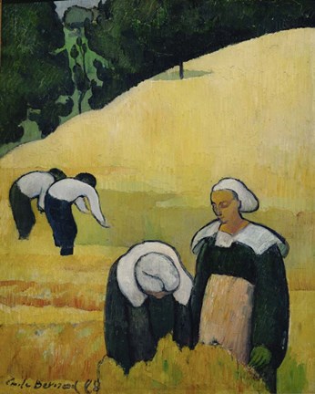 Framed Harvest, 1888 Print