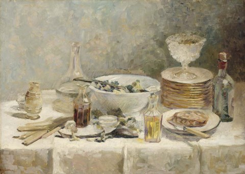 Framed Still Life with Salad, c. 1890 Print