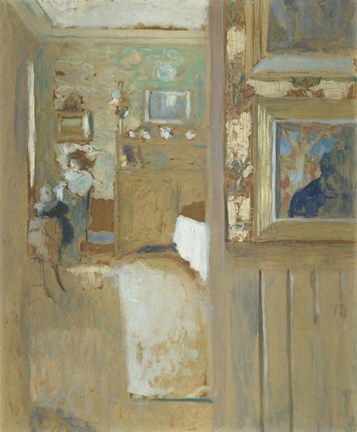 Framed At the House of Maurice Denis at Saint-Germain-en-Laye, c. 1905 Print