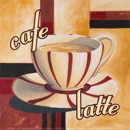 Framed Cafe Latte Print