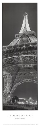 Framed Eiffel Tower Print
