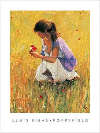 Framed Poppyfield Print