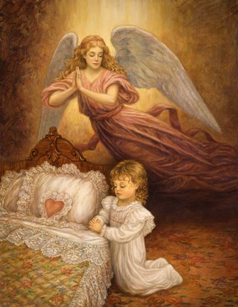 Framed Good Night Prayer Print