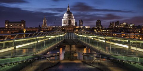 Framed Symmetries Of London Print