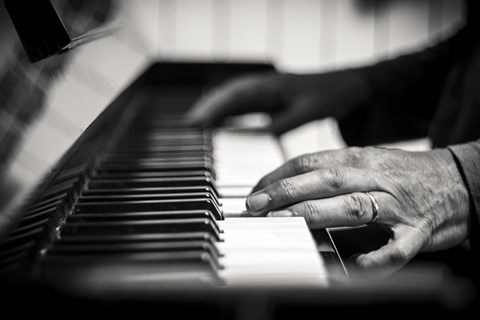 Framed Piano Print