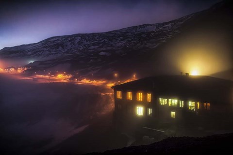 Framed Under the cloud Print