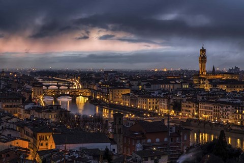Framed Old River Print