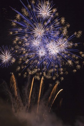 Framed Fireworks Print